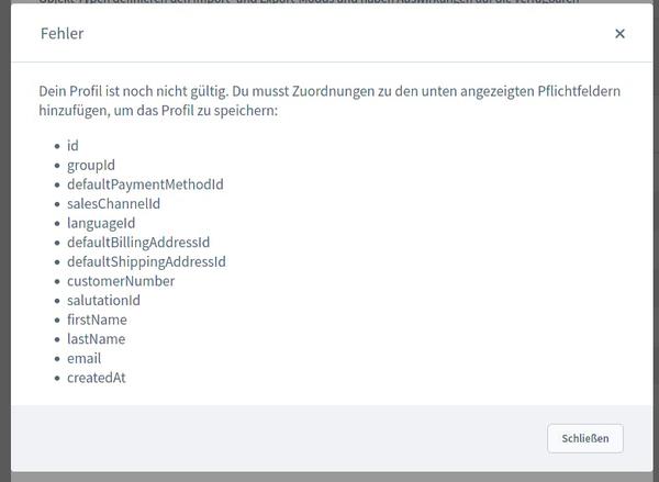 Import / Export Customers via CSV in Shopware 6