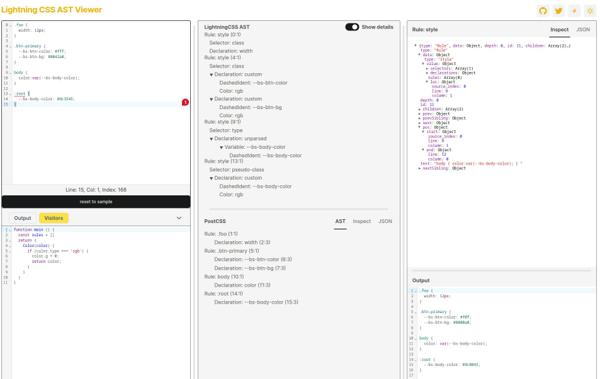 LightningCSS - How to Transform a DashedIdent value?